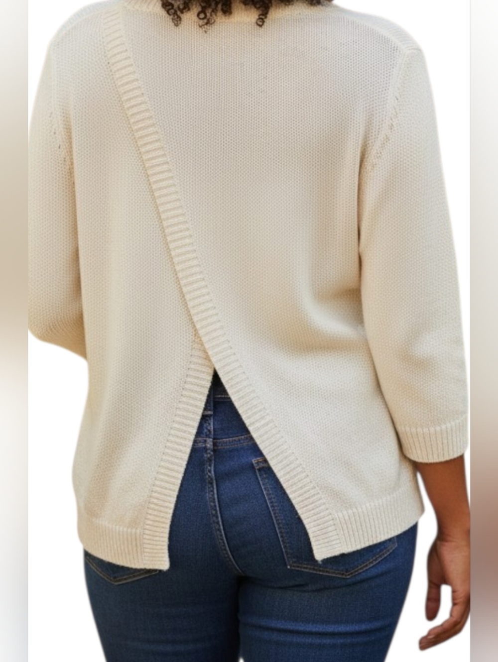 BANANA REPUBLIC BACK LAYERED SWEATER